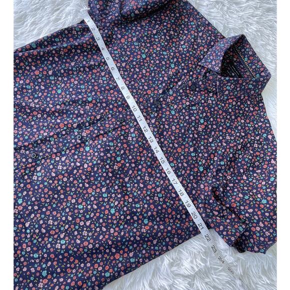 ZARA MAN Slim Fit Button Up Shirt short sleeve Sz L Slightly used - Picture 3 of 5